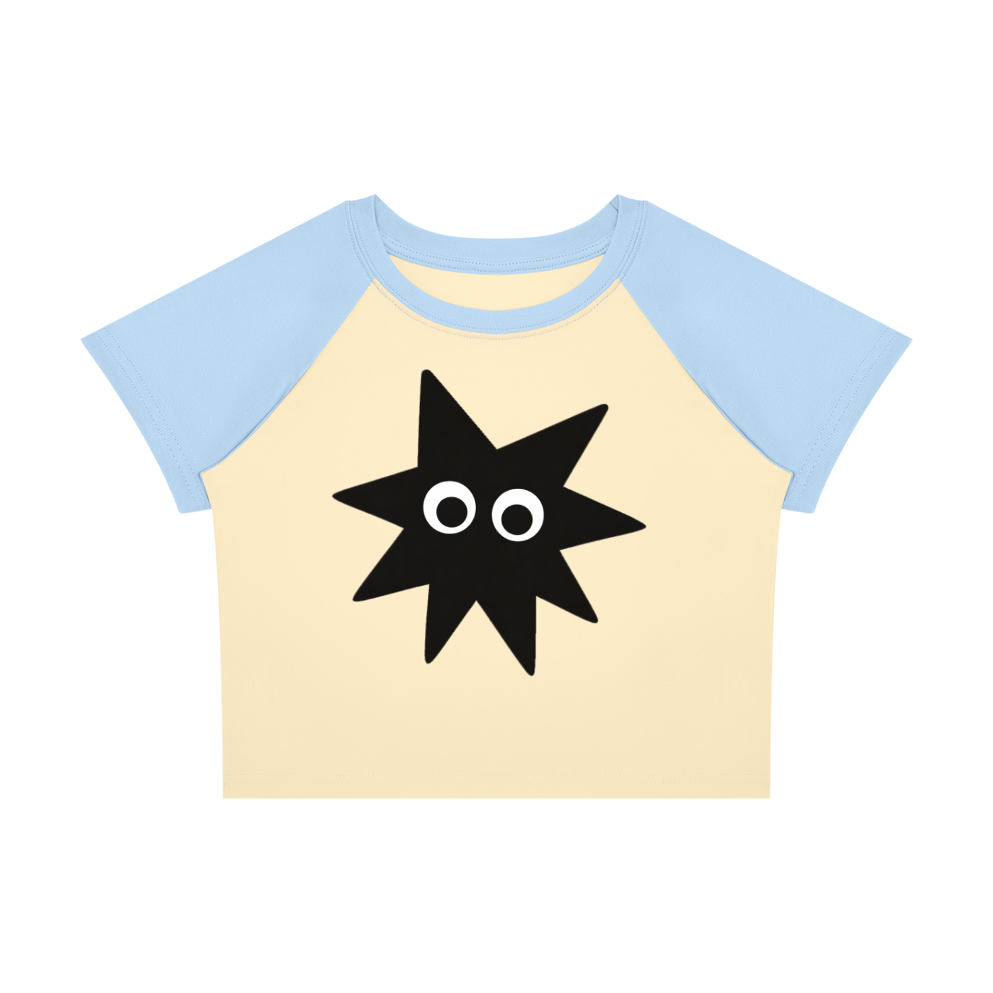 *PRESALE* Colorblock Star Crop Top